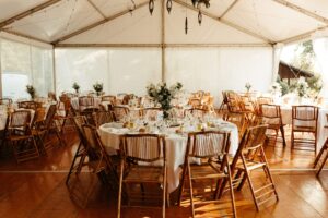 chapiteau et mobilier mariage