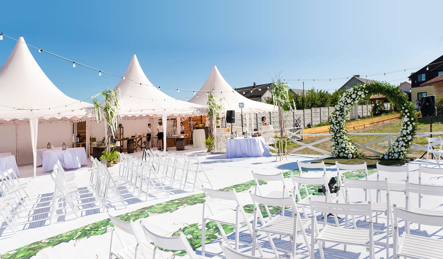 Cottage garden blanche